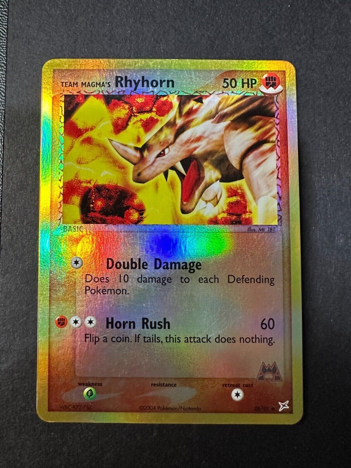 Pokemon TCG - Team Magma's Rhyhorn 38/95 Reverse Holo - Team Magma VS Aqua NM