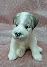 Vintage USSR Konakova Porcelain Puppy Dog Figure Russia Soviet Union Collectable