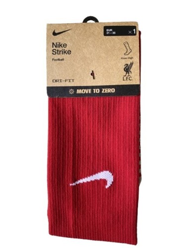 Liverpool Home 23/24 Nike Football Socks Kids UK 11-2.5 Eu 31-35 Red