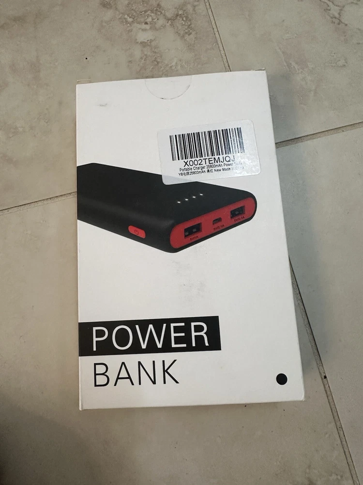 Slim High-Capacity Power Bank Portable Charger for Devices