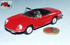 Norev 1/18 Alfa Romeo Spider Rouge – Miniature Décapotable Avec Toit (modèle Démontable)
