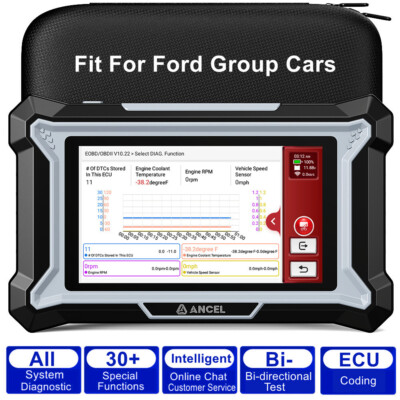 Fit For Ford OBD2 Scanner Bidirectional Car Full System Scan & Diagnostic Tool
