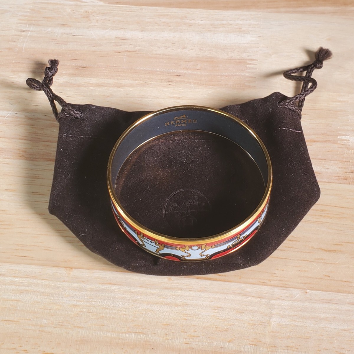 Hermes Multi Colour Enamel Bangle BIJOU ANCIENNE COLLECTION w