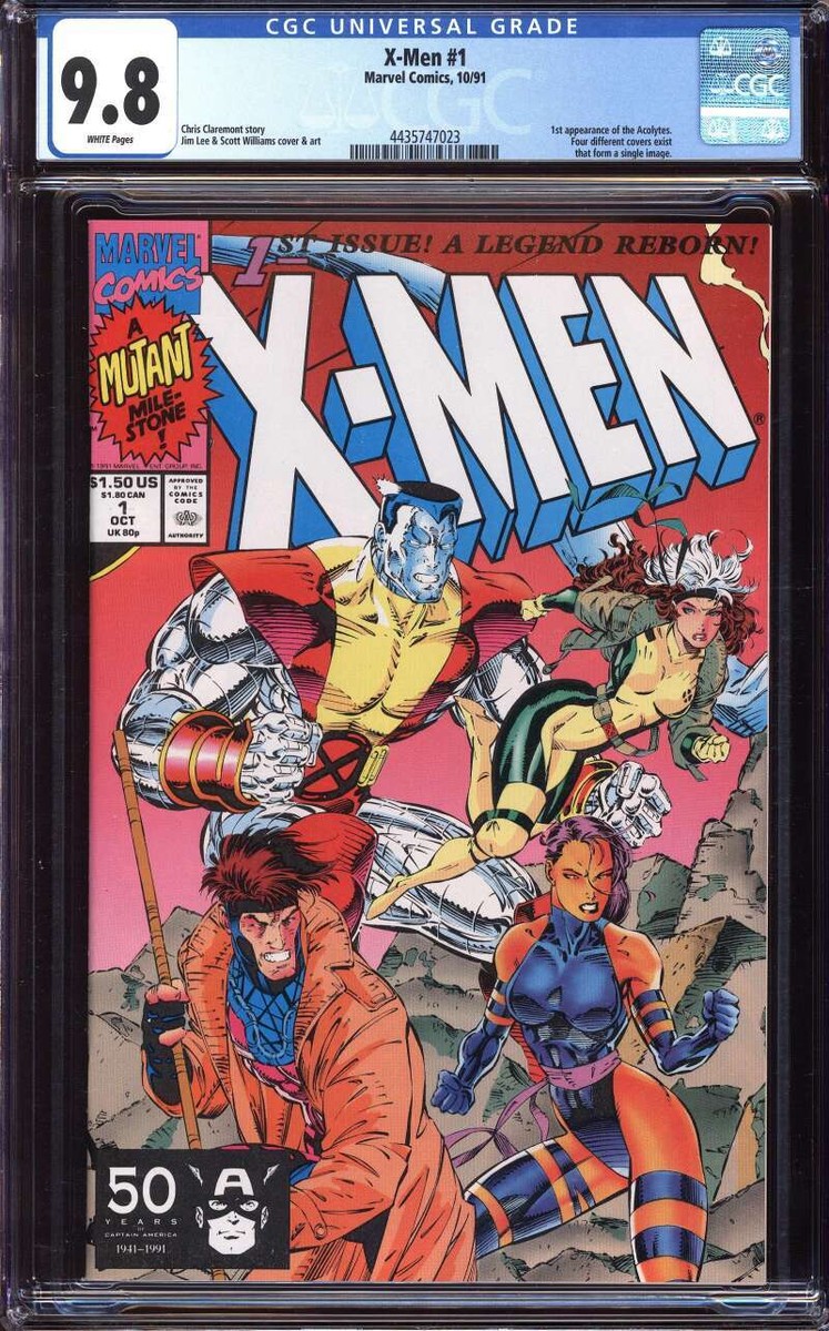 X-MEN#1(1963年刊行復刻版) CGC9.8点 アメコミリーフ Amazon.com: X-Men #1 1963 Comic Book Reprint. NM+
