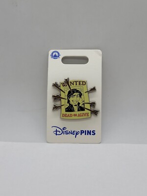 Disney Pin 2014 Tangled Flynn Rider Wanted Poster w/Arrows #102076