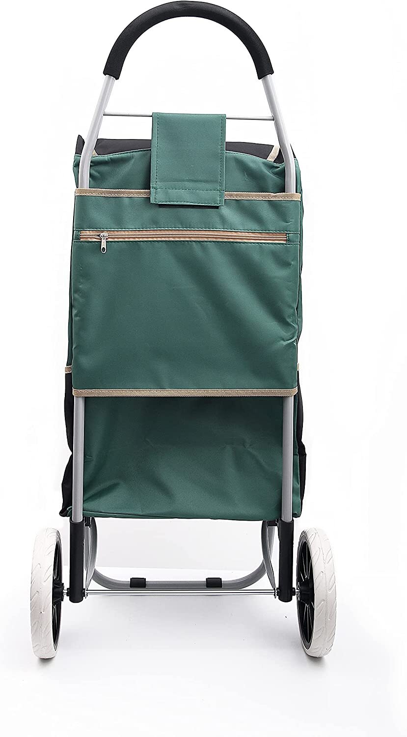 Portable Wheel Shopping Market Bag Trolley Bag Storage Bag [2 In 1 - Foto 6