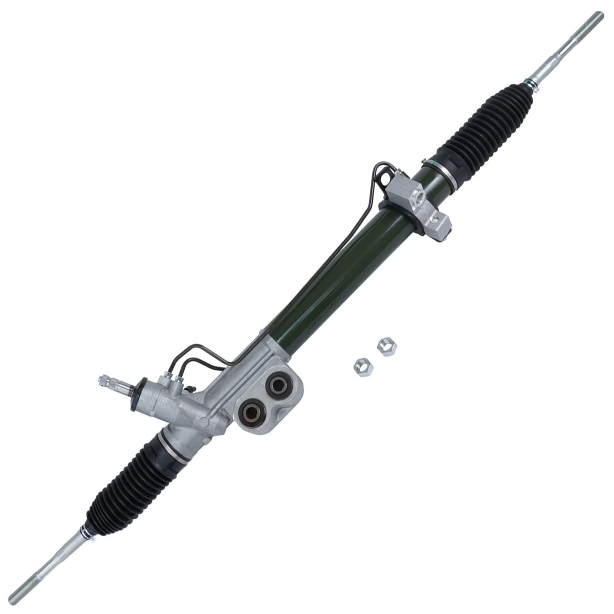 9pc Complete Power Steering Rack Pinion Suspension Kit for