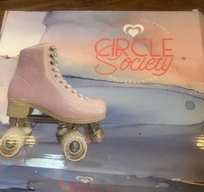 Circle Society Roller Skates Beautiful Pink Size 7 Adult Ladies NEW