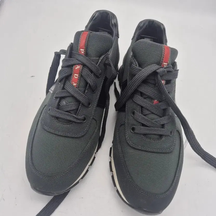 Prada Khaki Sneakers Casual Athletic Shoes 265 thumbnail 3