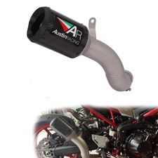 Carbon Muffler Pipe Exhaust Tip For Kawasaki Z900 2017-2026 Z900 Se 2018-2026