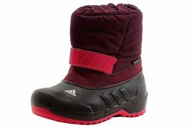 Adidas Girl's Winterfun Girl K Primaloft Amazon Red/Black Snow Boots Shoes