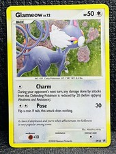 POKEMON GLAMEOW Lv.12 DP23 BLACK STAR PROMO COSMOS HOLOFOIL LP/MP CARD on eBay