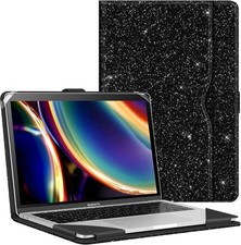 Sleeve Case for MacBook Air 13.6 M4 A3240 A2681 2025 PU Leather Folio Book Cover