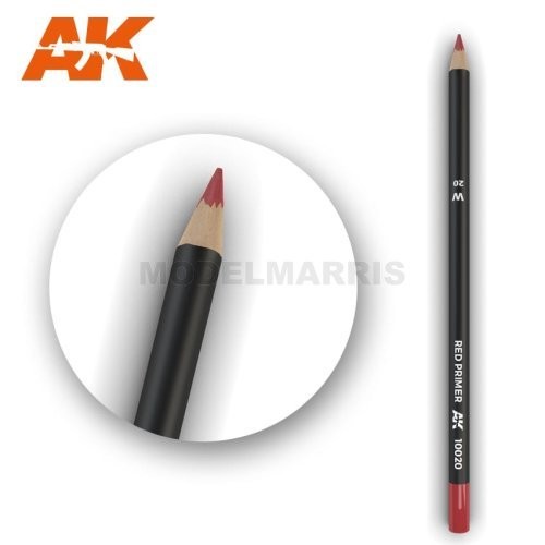 AK AK10020-5 Watercolor Pencil Red Primer (Box - 5 Units)