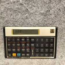 Hewlett Packard HP12C calcolatrice finanziaria vintage batterie incluse
