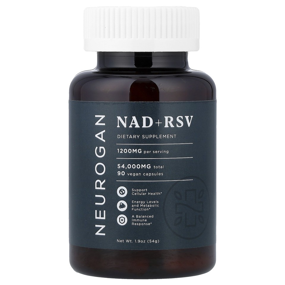 NAD + RSV, 90 Vegan Capsules, 1.9 oz (54 g)