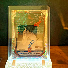 2026 Bowman Chrome - Gabriel Rodriguez 1st Bowman - Sparkle Auto /299 - #CPA-GR