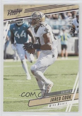 2020 Panini Prestige Xtra Points Purple 19/100 Jared Cook #163 0s4q