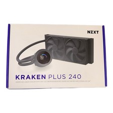 NZXT Kraken Plus AIO CPU Liquid Cooler, model number RL-KN240-B - 240MM