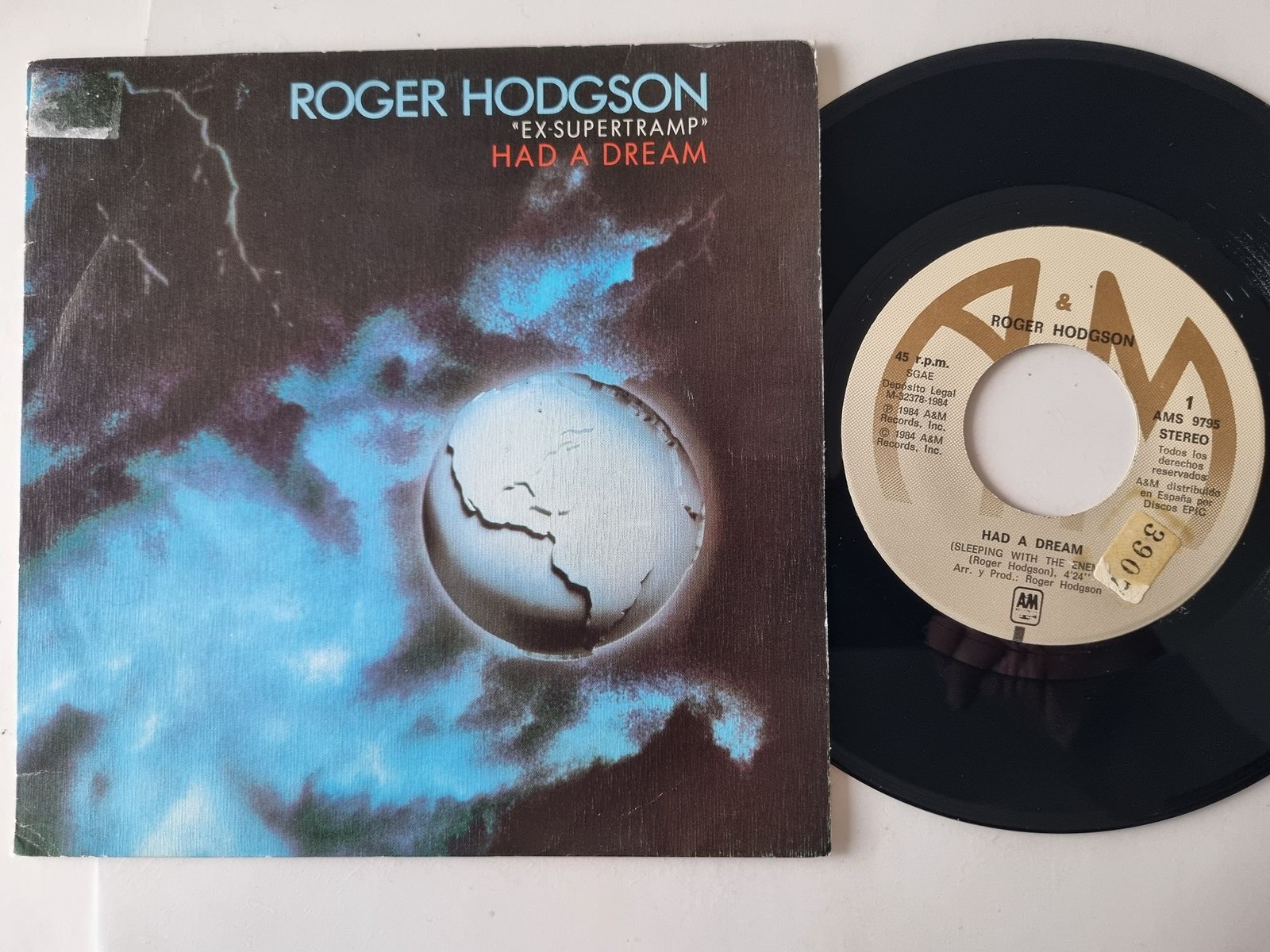 Roger Hodgson - Had A Dream (Sleeping With The Enemy) 7'' Vinyl Spain