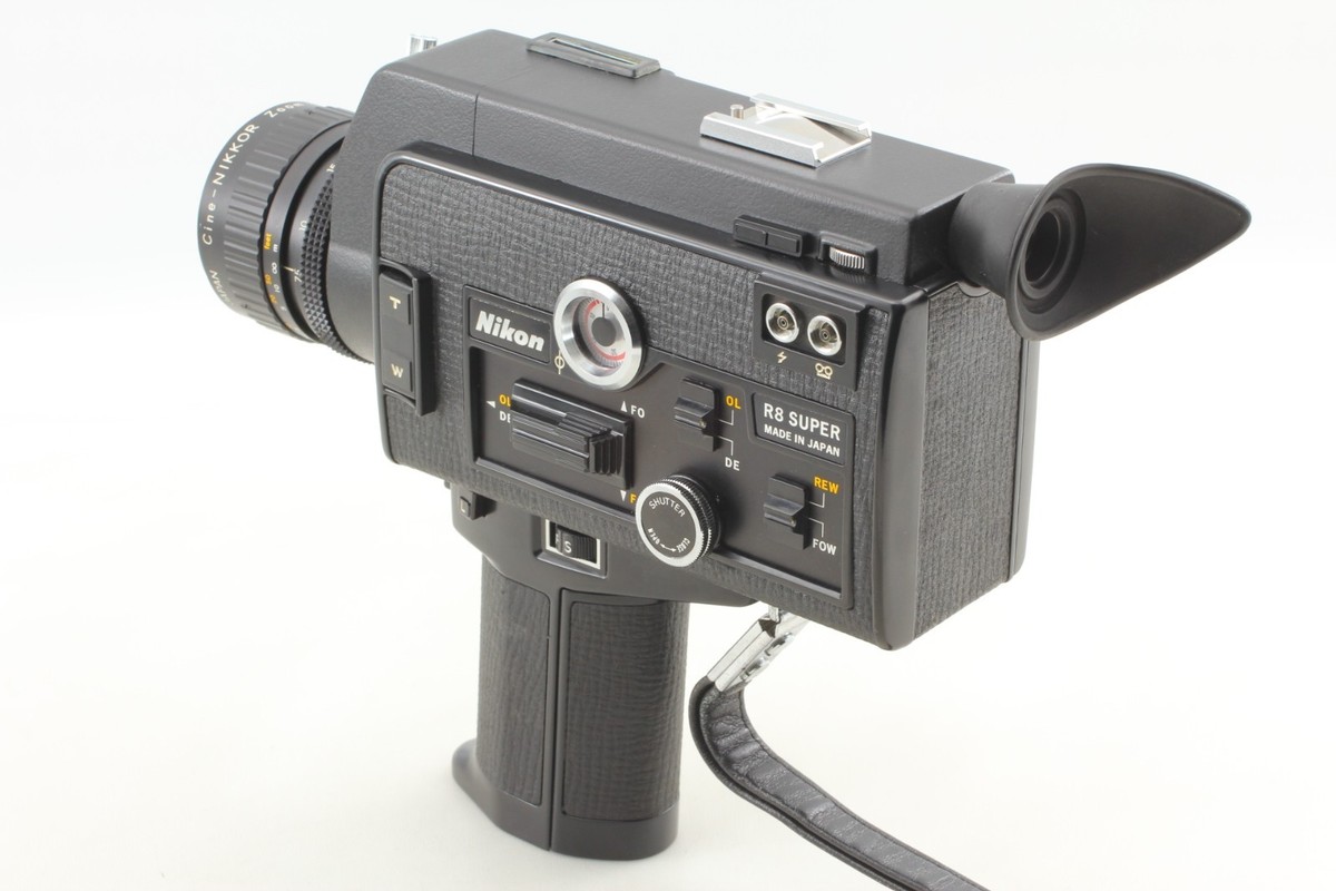 All Works [ MINT ] Nikon R8 Super 8mm Movie Film Camera From