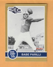 Babe Parilli Kentucky Wildcats 1991 Hoby SEC Stars #150 Rochester Pennsylvania