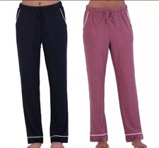Lucky Brand Women Med Lounge Pants 2-pack Set Drawstring Elastic Waist, S
