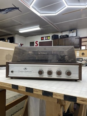 VTG LONGINES SYMPHONETTE STEREO TURNTABLE  LSP -990 PLAYER AS-IS