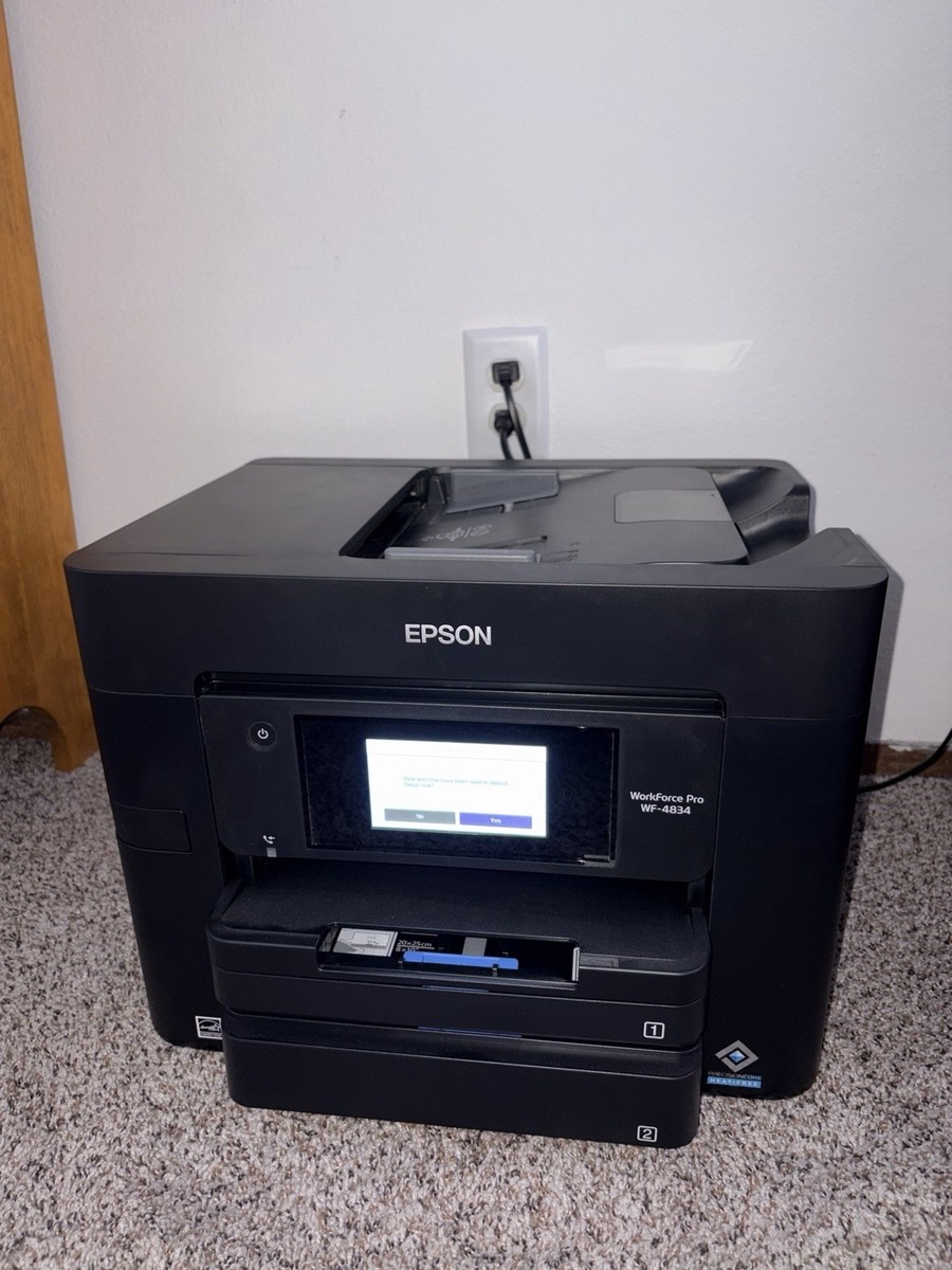 EPSON WORKFORCE PRO WF-4834 WIRELESS COLOR INKJET PRINTER COPIER
