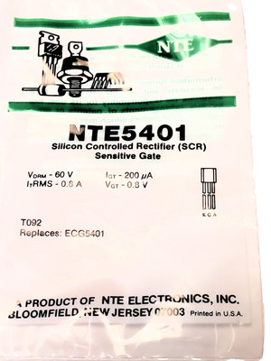 NTE5401  ''Original'' NTE SCR  TO-92  1 pc