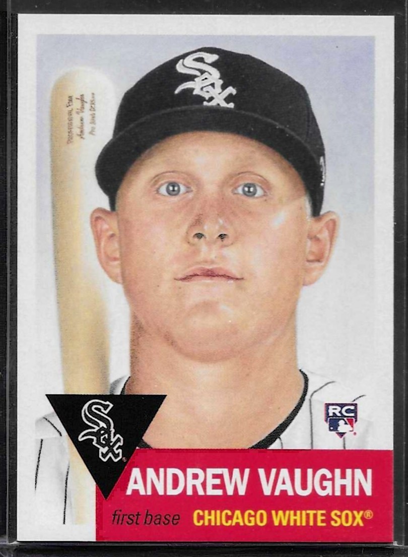 2021 TOPPS LIVING SET # 433 ANDREW VAUGHN Rookie Chicago White Sox 2,386 PR a