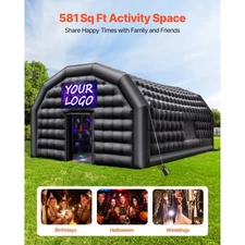 Inflatable Nightclub, 29.5 x 19.7 x 13.1 ft Inflatable Party Tent with 1100W Blo