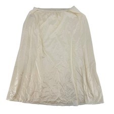 Vanity Fair Ivory Nylon Half Slip Lace Trim Vingate XL 28 Inch Length Lingerie