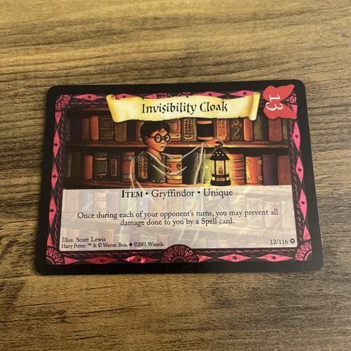 Harry Potter TCG - Invisibility Cloak - 12/116 - Foil - Bild 2 von 3