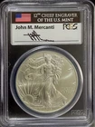 2015 American SILVER EAGLE PCGS MS70 FIRST STRIKE JOHN MERCANTI  31784143