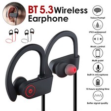 Mpow TWS Bluetooth Headphones Sports Wireless Ear Hook HiFi Stereo Earphone Mic