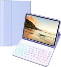 Keyboard Case for iPad Air 13" M3 2025/M2 2024, iPad Pro 12.9" 3/4 5/6th Gen