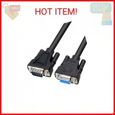 DTECH 10ft COM Port Serial Cable Male to Female RS232 Extension 9 Pin Straight T