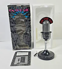1987 On Air Microphone AM / FM Radio w Box  WORKS