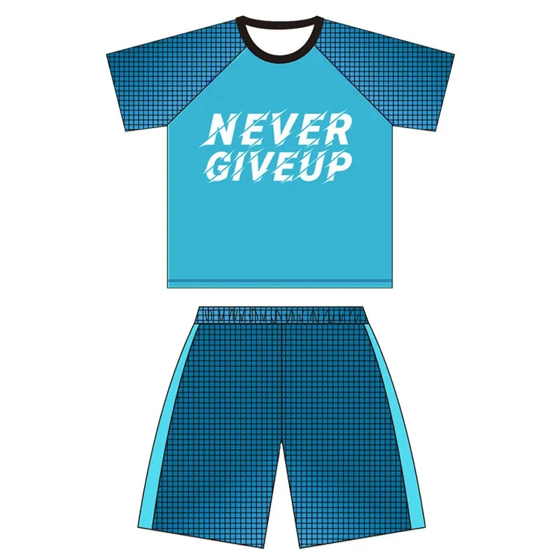 Children's Glitter Street Dance Cheerleading Performance Suit Performance Set - Image 2 of 4