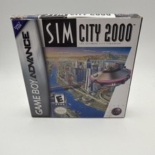 Sim City 2000 CIB W/ Manual (Nintendo Game Boy Advance GBA, 2003) Tested Working
