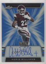 2019 Leaf Metal Draft Blue 22/35 Aeris Williams #BA-AW2 Auto pb1