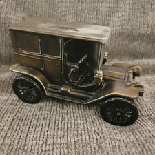 1908 Cadillac Coin Bank Car Vintage 1974 Banthrico NO BOTTOM Working Wheels