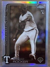 Kumar Rocker RC 2025 Topps Chrome #73 Sepia Refractor