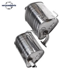 Pair Of Exhaust Muffler For Subaru 2009-2013 Forester 2008-2011 Impreza 2.5l