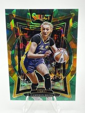 2025 Select WNBA Basketball Green Ice Prizm #9 Cameron Brink, Los Angeles Sparks