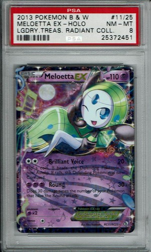 Meloetta-EX graded PSA 8 for sale on eBay