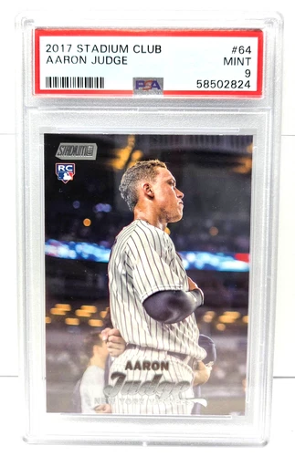 2017 Stadium Club AARON JUDGE RC Rookie Baseball Card PSA 9 MINT