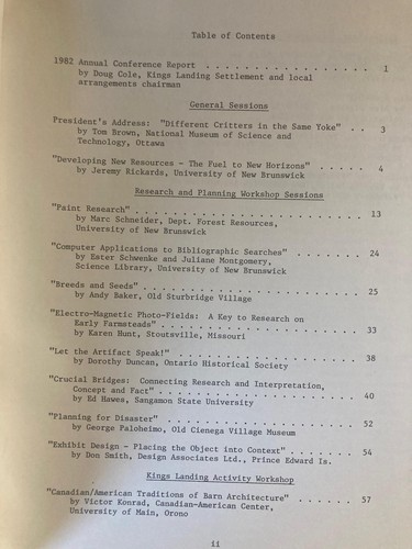 3 ASSOCIATION LIVING HISTORICAL FARMS AGRICULTURAL MUSEUMS ANNUAL MEETING REPORT - Picture 5 of 6