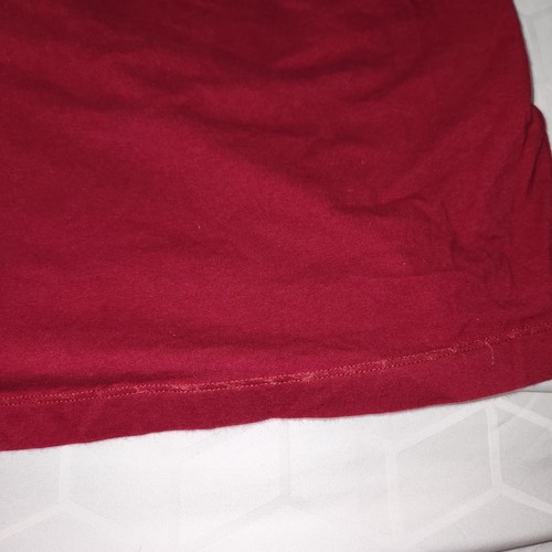 Nautica Mens Sleepwear Red Crew Neck T-Shirt. Size XXL - Picture 2 of 5